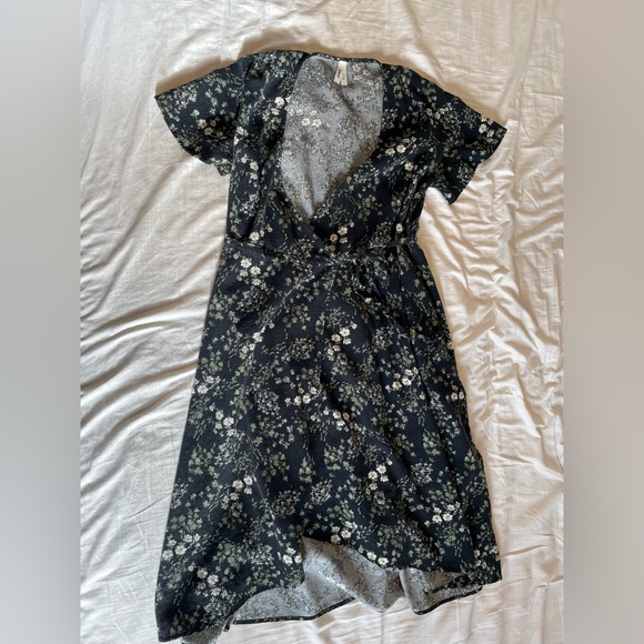 Pact Cafe Crepe Wrap Dress - Picture 2 of 5